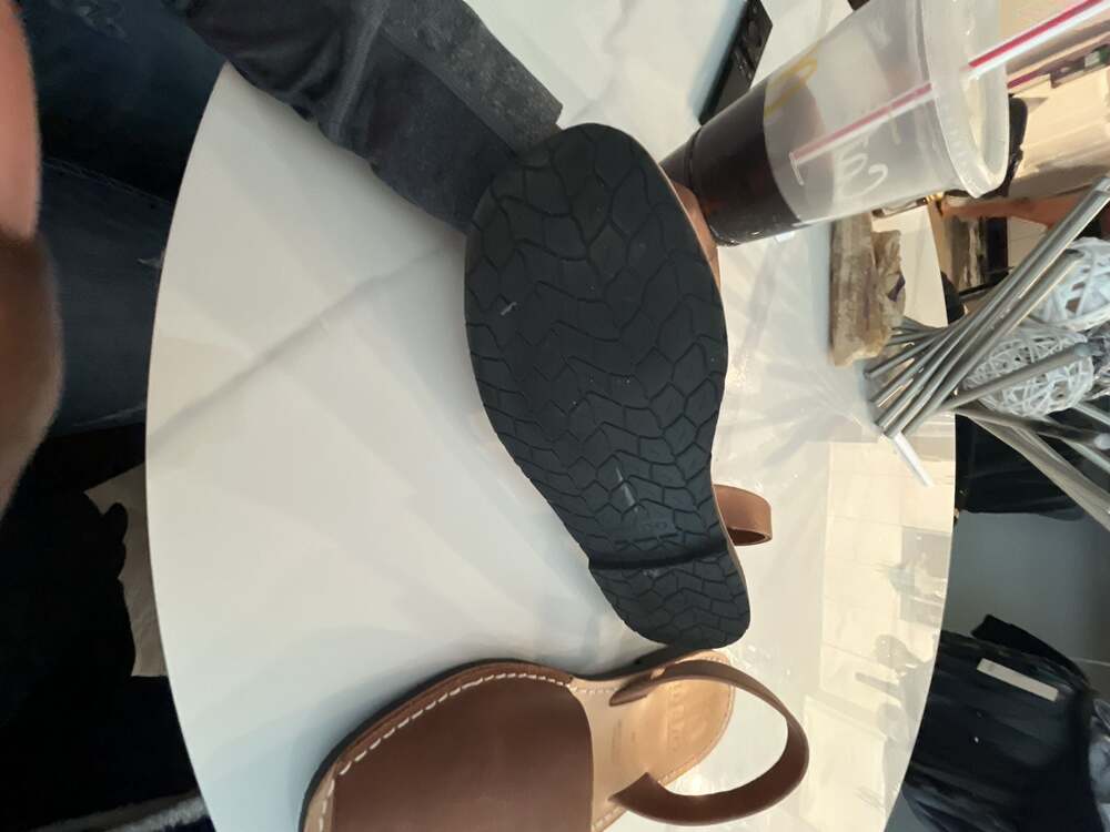 Mibo Avarca de Menorca Brown Leather Slingback Sandals - Picture 3 of 3